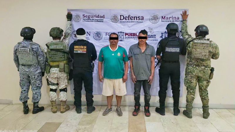Detienen en Chiautla de Tapia a presuntos integrantes de grupo delictivo