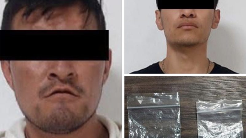 Detienen a presuntos narcomenudistas en junta auxiliar de Cuautlancingo