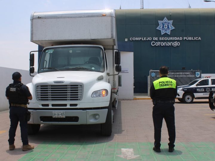 Recupera policía de Coronango tractocamión robado; localizan ileso a conductor