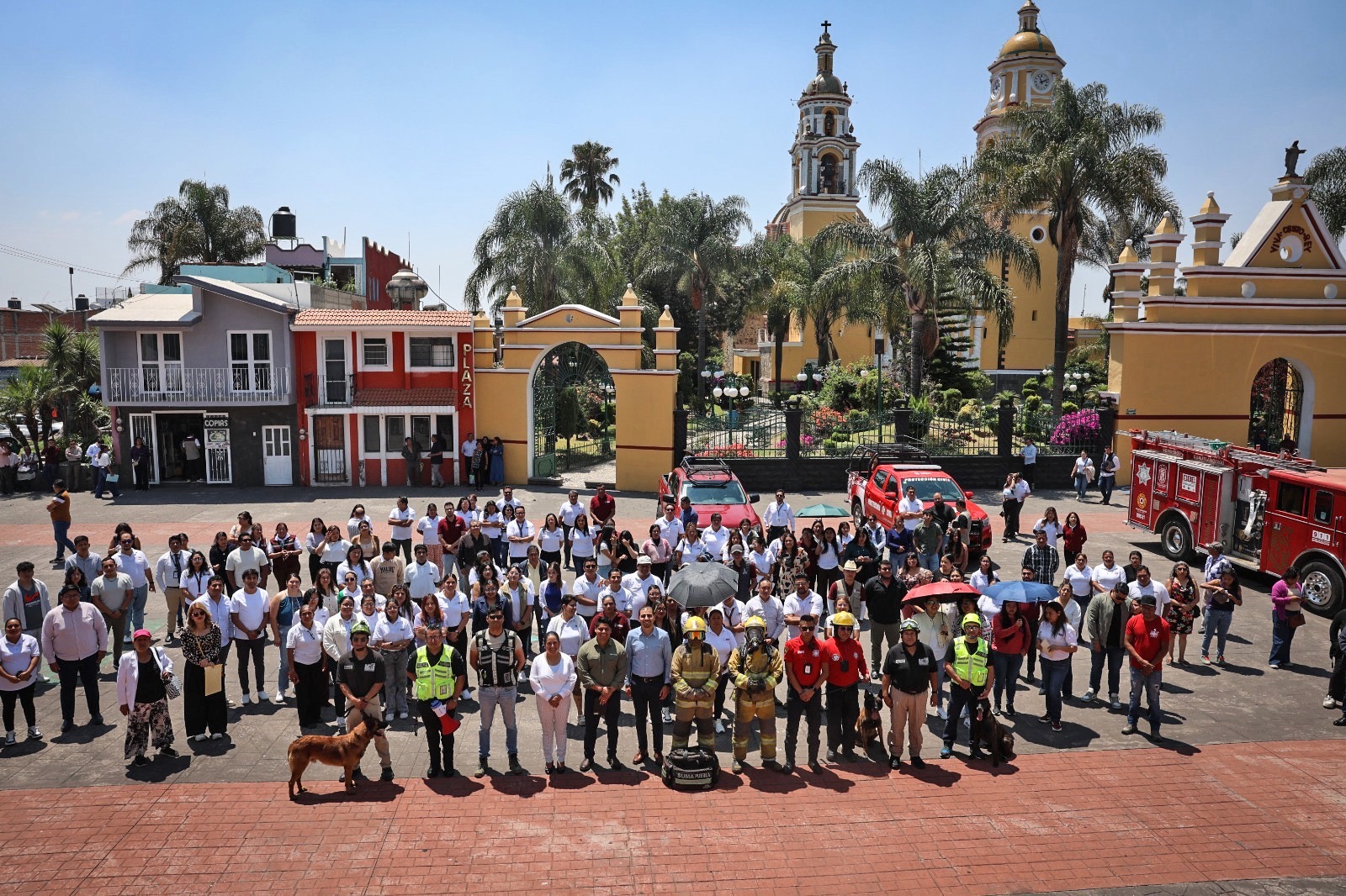 Participa Cuautlancingo en el Primer Simulacro Nacional 2026
