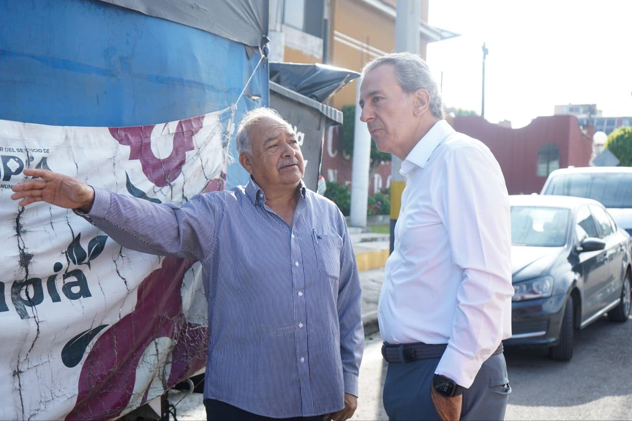 Supervisa Pepe Chedraui limpieza de barrancas en Puebla