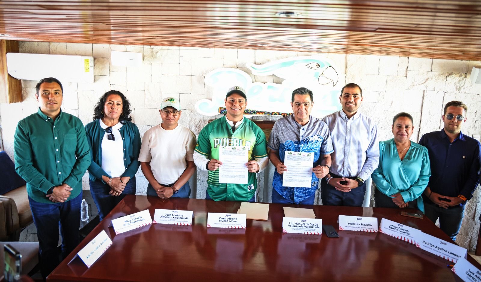 Renueva Ayuntamiento de Cuautlancingo alianza con Pericos de Puebla